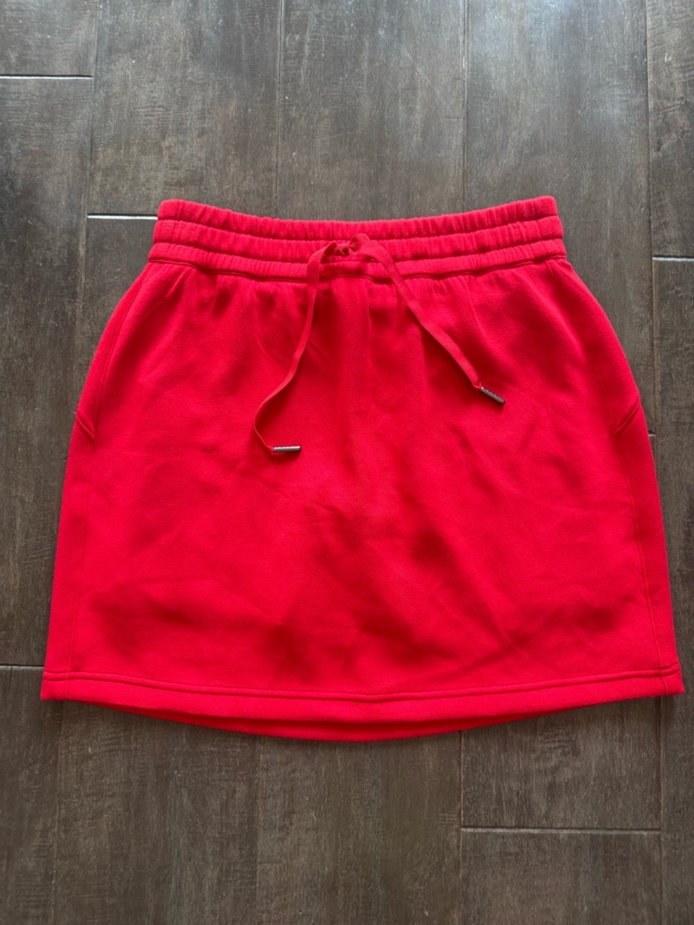 SPANX AirEssential Red Athletic Skort Women’s Drawstring Size S